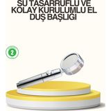 Değirmen Grup Su Basıncını Artıran Sızdırmaz Duş Başlığı - Lisinya