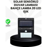 Değirmen Grup Su Geçirmez IP65 20 LED Solar Sensörlü Bahçe ve Veranda Aydınlatma ( Lisinya )