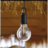 Değirmen Grup Taşınabilir Şarjlı LED Ampül Outdoor Kamp Bahçe Lambası 10W Askılı Kırılmaz LED Işık ( Lisinya )