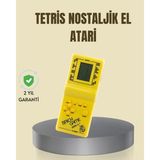 Değirmen Grup Taşınabilir Tetris Oyunu El Konsolu – Dayanıklı Plastik, Pil Ile Çalışan Retro Oyun Aleti ( Lisinya )