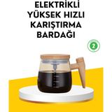 Değirmen Grup USB Şarjlı Akıllı Karıştırıcı Kupa – Isıtma Altlıklı, Ip6 Su Geçirmez - Lisinya