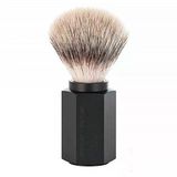 Değirmen = Tıraş Fırçası Altıgen Grafit Fiber Gümüş Uç, Grafit, Standart