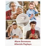 Değiştirilebilir Pilli Akıllı Duman Dedektörü Yangın Alarmı, Wi-Fi Duman Dedektörü, Gerçek Zamanlı Uygulama Bildirimleri, Xs01-Wx, 1'Li Paket