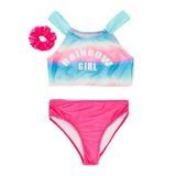 Degrade baskılı kız çocuk bikini takım DEGRADE 4-5 Yaş