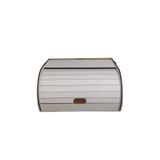 dehaberk Ekmek Kutusu, Beyaz Renk Ahşap Ekmeklik, Kapaklı Ahşap Ekmek Saklama Dolabı, Bread Box
