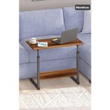 Dehalimited 80 x 40 Yükseklik Ayarlı Çalışma Masası Dikiş Masası Hasta Yemek Masası Laptop Sehpası - 80x40 cm - Ceviz