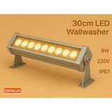 Dehalux Aydınlatma 30CM 9W LED Wallwasher Günışığı 3000K| Dış Cephe, Minare, Bahçe Aydınlatma | Iç-Dış Kullanım - 3000K - Günışığı