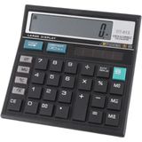 DEİNHAUS CT-512 Masaüstü Hesap Makinesi, Büyük Ekran, Check & Correct Özellikli, Çift Güç Kaynağı, Siyah