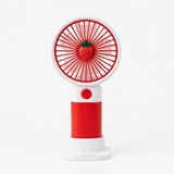 DEİNHAUS Mini-Fan Taşınabilir El Fanı, USB Şarjlı, 3 Kademeli Hız, Masaüstü Standlı, 15 cm, 3 Kademeli Hız Ayarlı, Kırmızı