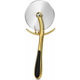 DEİNHAUS Paslanmaz Çelik Pizza Kesici Gold Ergonomik Saplı Pizza Dilimleyici Bıçak 18 cm