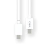 Deji Type-c To Type-c Beyaz 1,2 m Pd Hızlı Sarj ve Data Kablosu