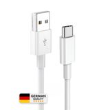 Deji Woyax Samsung Xiaomi Oppo Reeder Huawei Uyumlu Usb To Type C Şarj Kablosu 1,2 M Beyaz