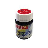 Deka 02-20 Transparent Cam Boyası Koyu Kırmızı 25 ml