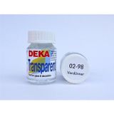 Deka Transparent Cam Boyası 25ml (Renk Açıcı) 02/98