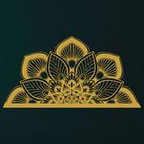 DEKADRON Metal Duvar Dekoru, Metal Mandala Duvar Sanatı, Bohem Sanatı, İç Dekorasyon, Metal Tabela, Mandala Asılı, Yoga Dekorasyonu, Altın (24 inç G x 12 inç Y / 60 x 31 cm)