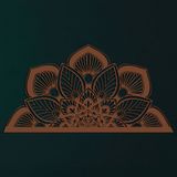 DEKADRON Metal Duvar Dekoru, Metal Mandala Duvar Sanatı, Bohem Sanatı, İç Dekorasyon, Metal Tabela, Mandala Asılı, Yoga Dekorasyonu, Bronz (28" G x 15" Y / 72x37cm)