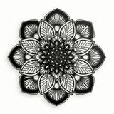 DEKADRON Metal Duvar Dekoru, Metal Mandala Duvar Sanatı, Bohem Sanatı, İç Dekorasyon, Metal Tabela, Metal Duvar Sanatı Mandala Dekoru, (35" G x 35" Y / 90x90 cm)