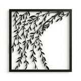 DEKADRON Metal Duvar Sanatı, Dal Duvar Sanatı, Metal Duvar Dekoru, Metal Bitki Sanatı, Ev Dekorasyonu, Duvar Askıları (24" G x 24" Y / 60x60 cm)