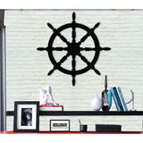 DEKADRON Metal Duvar Sanatı - Dümen-3D Duvar Silueti Metal Duvar Dekoru Ev Ofis Dekorasyonu Yatak Odası Oturma Odası Dekor Heykel (23" G x 23" Y/58x58cm)