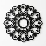 DEKADRON Metal Duvar Sanatı - Mandala 100-3D Duvar Silueti Metal Duvar Dekoru Ev Ofis Dekorasyonu Yatak Odası Oturma Odası Dekor Heykel (28" G x 28" Y/71x71cm)