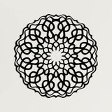 DEKADRON Metal Duvar Sanatı - Mandala Tasarım - Duvar Silüeti Metal Duvar Dekoru Ev Ofis Dekorasyonu Yatak Odası Oturma Odası Dekorasyonu (17" G x 17" Y/44x44cm)