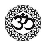 DEKADRON Metal Duvar Sanatı, Metal Om Dekoru, Yoga Hediyeleri, Aum Sembolü, OM Duvar Sanatı, Yoga Stüdyosu Dekoru, Yoga Duvar Dekoru, Metal Mandala Duvar Sanatı (Siyah, 24" G x 24" Y / 60x60 cm)