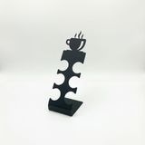 DEKADRON Metal Kahve Kapsül Tutucu, 6 Pod Saklama Standı, Bağımsız Kahve Pod Düzenleyici, Mutfak Tezgahı ve Kahve İstasyonu için Kapsül Rafı, 26 x 33 x 15 cm
