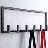 DEKADRON Metal Portmanto Duvara Monte - Montlar, Çantalar ve Şapkalar için Çok Kancalı Asma Rafı - Kolay Kurulum, Paslanmaya Dayanıklı, İç ve Dış Mekan Kullanımı (7 Kanca (Küçük Boyut): 60 cm(G) x 20