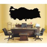 Dekadron Türkiye Haritası 200x96 cm Metal Tablo
