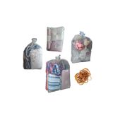 Dekals 10 Adet 90x130 Mega Boy Ev Taşıma Poşeti Lastikli Poşet Ultra Battal Boy Şeffaf Kokusuz