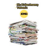 Dekals 10 Kg Eski Temiz Gazete Sıfır Kullanılmamış Taşıma Taşınma Kolisi Tabak Bardak Sarma Ambalaj Kağıdı