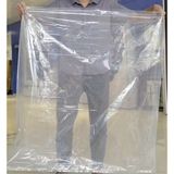 Dekals 5 Adet 120x160 cm Ultra Mega Boy Kalın Naylon Şeffaf Taşıma Poşeti Güvenli Depolama