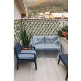 Dekals İkili Koltuk Naylonu Yağmura Dayanıklı Çift Kişilik Balkon Bahçe Kanepesi Naylonu 240 X 165