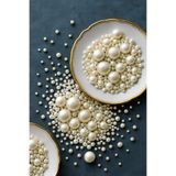 Dekamis Beyaz Festival Boncuk Şeker 35 gr – Pasta ve Tatlı Süsleme Şekeri