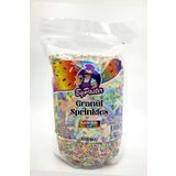 Dekamis Granür Şeker 1 Kg Renkli Pasta Süsü Granül Sprinkles 1 Kg Renkli Karışık