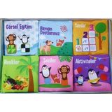 Dekantoys Bebeğimin Ilk Kitap Seti Hışırtılı Kitaplar Bez Kitap Seti 6 Adet 356786585232