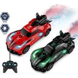 dekantoys Duman Çıkaran Uzaktan Kumandalı Araba Işıklı Buhar Çıkaran Yarış Arabası Pilli Oyuncak Araba