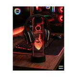 dekarasyon God of War Logolu RGB Işıklı Kulaklık Tutucu Standı Gamer Dekor Gamer Hediyesi