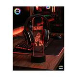 dekarasyon Red Dead Redemption 2 Logolu RGB Işıklı Kulaklık Standı Gamer Dekor Gamer Hediyesi