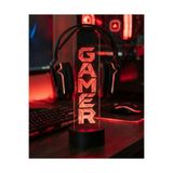 dekarasyon RGB Gamer Oyuncu Kulaklık Standı Dikey Gamer Yazılı Masaüstü Kulaklık Tutucu