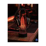 dekarasyon RGB Led Işıklı FPS Oyuncu kurşun Desenli Masaüstü Kulaklık Standı Tutucu
