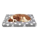Dekeyoo Köpek Sandığı Paspasları, Köpek Yatağı Mat, Kedi Mat - 60 x 40 cm, Küçük Köpekler için Kısa Peluş Pet Mat Sandık Mat, 4,1 cm Kalın İnce Köpek Matı, Makinede Yıkanabilir 24 İnç Köpek Kasaları