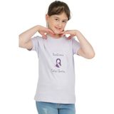 Dekim Moda Kız Çocuk Kısa KolluT-Shirt Bisiklet Yaka Islami Rasülümü Takip Ederim Baskılı - 7 - 8 Yaş - Lila