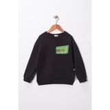 Dekim Moda Sweatshirt Çocuk "gazze" Baskılı Pamuklu - Mor - 9 - 10 Yaş
