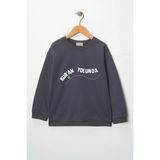 Dekim Moda Sweatshirt Çocuk "kuran Yolunda" Baskılı Pamuklu - Mor - 13 - 14 Yaş