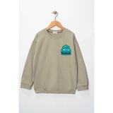 Dekim Moda Sweatshirt Çocuk "mübarek Ramazan" Baskılı Pamuklu - Mor - 13 - 14 Yaş