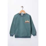 Dekim Moda Sweatshirt Çocuk "ramazan Cihad'dır" Baskılı Pamuklu - Mor - 9 - 10 Yaş