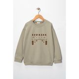 Dekim Moda Sweatshirt Çocuk "ramazan Kerim" Baskılı Pamuklu - Mor - 7 - 8 Yaş
