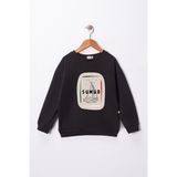 Dekim Moda Sweatshirt Çocuk "sumud" Baskılı Pamuklu - Mor - 15 - 16 Yaş