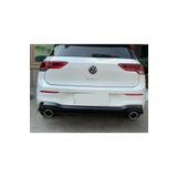Dekis Garaj Volkswagen Golf 8 Uyumlu Gti Difüzör – Çift Egzoz ( Piano Black )